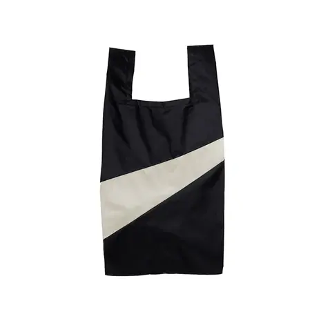 Susan Bijl Susan Bijl - the new shopping bag medium - black & cloud Susan Bijl Susan Bijl - the new shopping bag medium - black & cloud