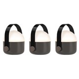 Remember Remember - draagbare LED lampen - ole mini black (set van 3) Remember Remember - draagbare LED lampen - ole mini black (set van 3)