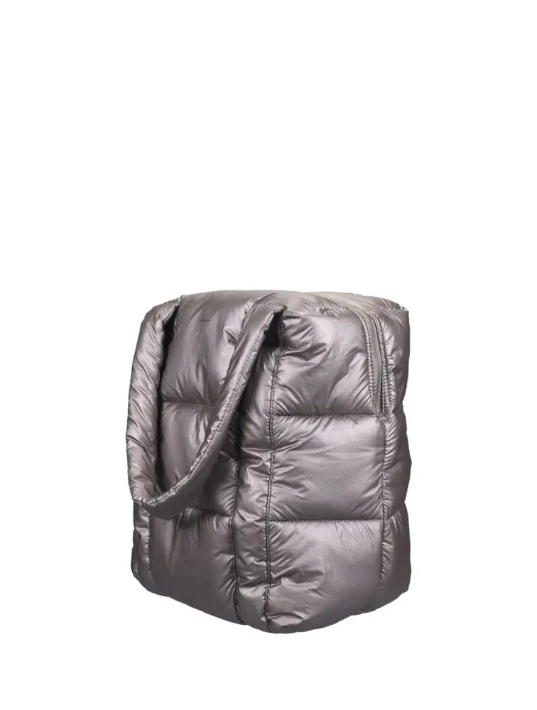 Tinne+Mia Tinne+Mia - clode puffy shoulder bag - greige gold Tinne+Mia Tinne+Mia - clode puffy shoulder bag - greige gold