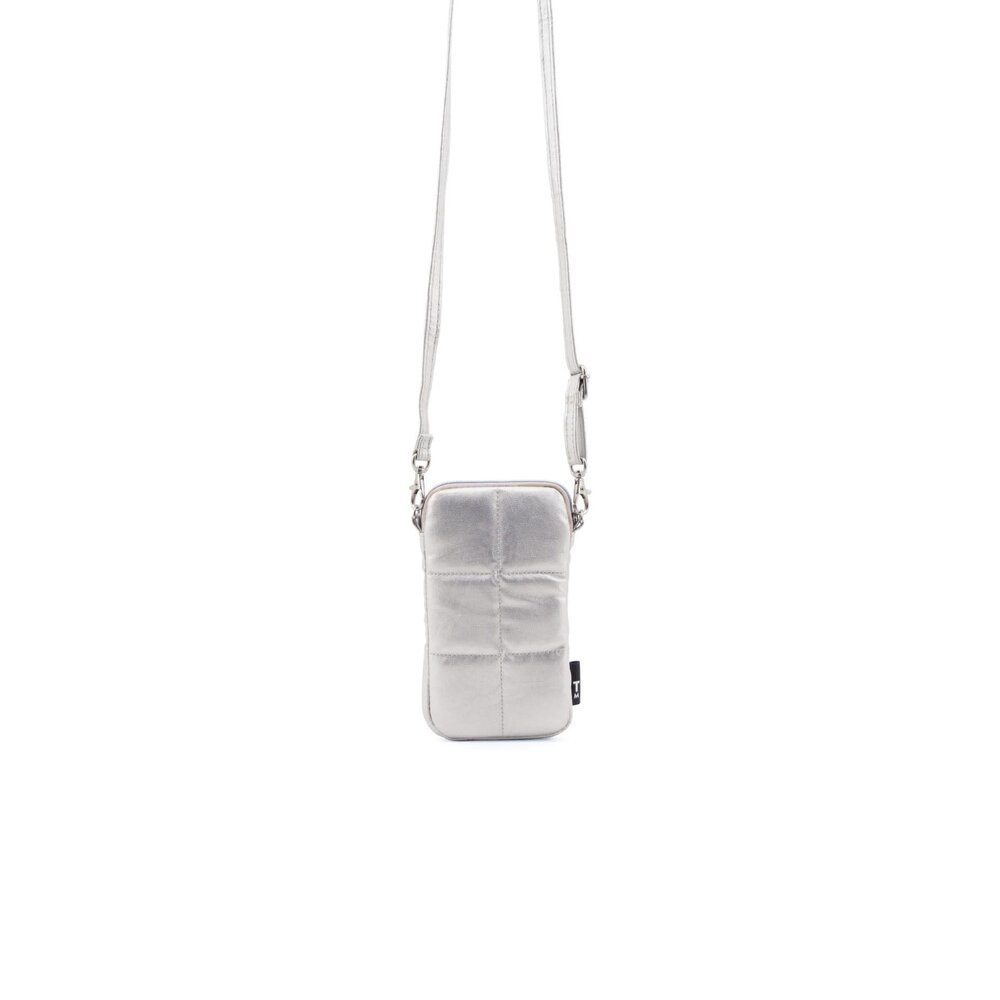Tinne+Mia Tinne+Mia - luce puffy phone pouch - silvery Tinne+Mia Tinne+Mia - luce puffy phone pouch - silvery