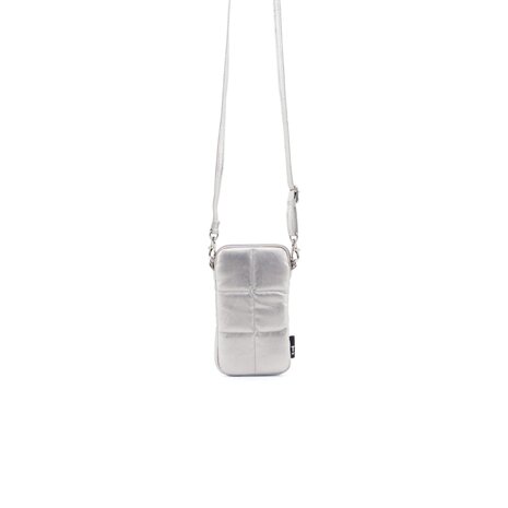 Tinne+Mia Tinne+Mia - luce puffy phone pouch - silvery Tinne+Mia Tinne+Mia - luce puffy phone pouch - silvery