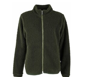Danefae Danefae - danedada fuzzy wool fleece zip-up - dark army Danefae Danefae - danedada fuzzy wool fleece zip-up - dark army