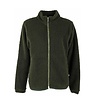 Danefae Danefae - danedada fuzzy wool fleece zip-up - dark army Danefae Danefae - danedada fuzzy wool fleece zip-up - dark army