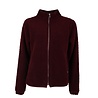 Danefae Danefae - danedada fuzzy wool fleece zip-up - dark wine Danefae Danefae - danedada fuzzy wool fleece zip-up - dark wine