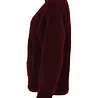 Danefae Danefae - danedada fuzzy wool fleece zip-up - dark wine Danefae Danefae - danedada fuzzy wool fleece zip-up - dark wine