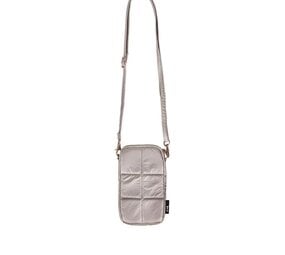 Tinne+Mia Tinne+Mia - luce puffy phone pouch - greige gold Tinne+Mia Tinne+Mia - luce puffy phone pouch - greige gold