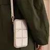 Tinne+Mia Tinne+Mia - luce puffy phone pouch - greige gold Tinne+Mia Tinne+Mia - luce puffy phone pouch - greige gold
