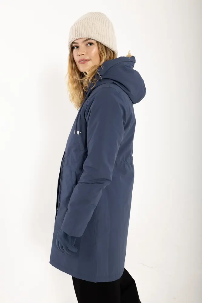 Danefae Danefae - danenora winter parka - dark grey blue Danefae Danefae - danenora winter parka - dark grey blue