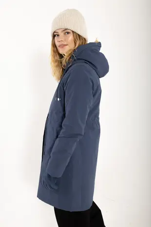 Danefae Danefae - danenora winter parka - dark grey blue Danefae Danefae - danenora winter parka - dark grey blue