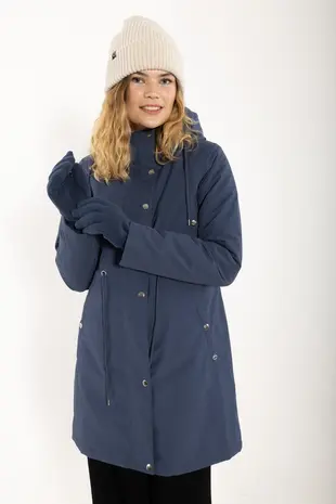 Danefae Danefae - danenora winter parka - dark grey blue Danefae Danefae - danenora winter parka - dark grey blue