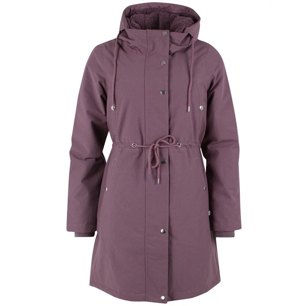 Danefae Danefae - danenora winter parka - grey plum Danefae Danefae - danenora winter parka - grey plum