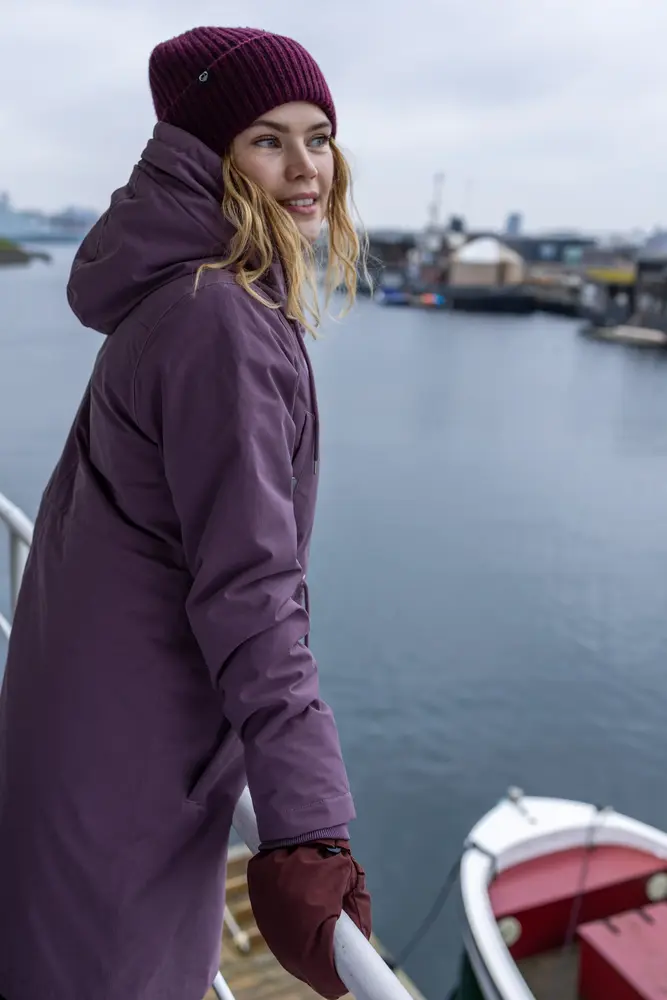 Danefae Danefae - danenora winter parka - grey plum Danefae Danefae - danenora winter parka - grey plum
