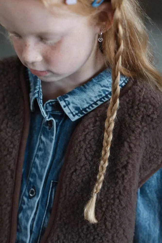 Alwero Alwero - gilet camino junior uni - choco martini Alwero Alwero - gilet camino junior uni - choco martini