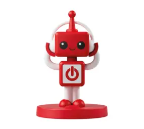 Faba Faba - luisterfiguur - faba-me rood
