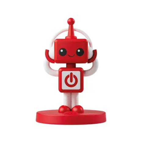 Faba Faba - luisterfiguur - faba-me rood