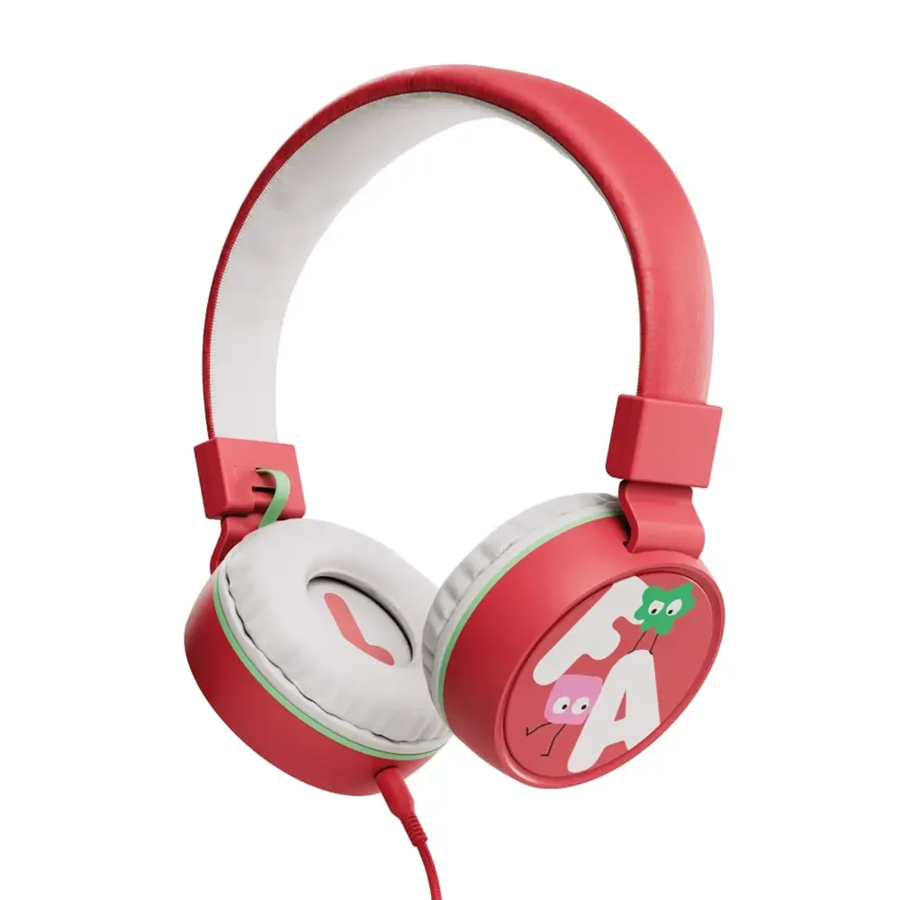 Faba Faba - bedrade koptelefoon tutum - rood Faba Faba - bedrade koptelefoon tutum - rood