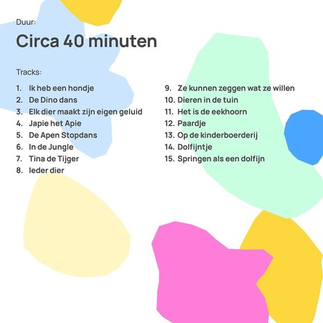 Faba Faba - luisterfiguur - dierenliedjes