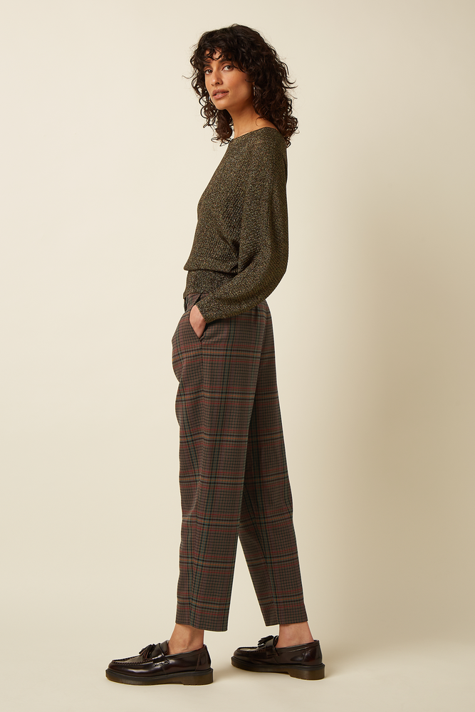 King Louie King Louie - alice pants art check - umbre