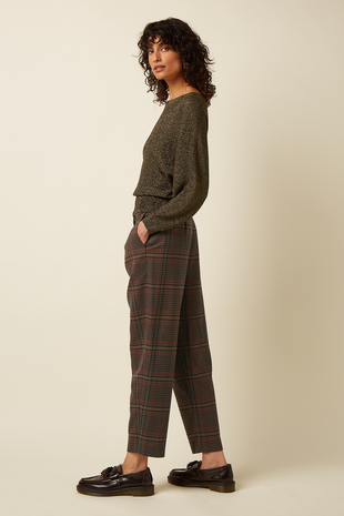 King Louie King Louie - alice pants art check - umbre