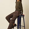 King Louie King Louie - alice pants art check - umbre