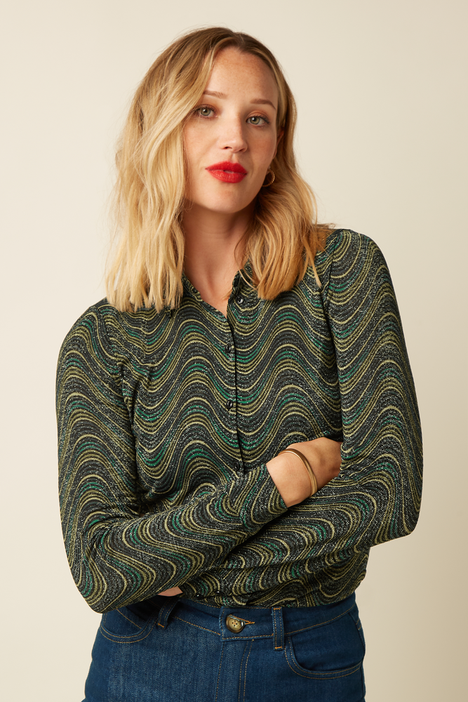 King Louie King Louie - blouse jefferson - multi color King Louie King Louie - blouse jefferson - multi color