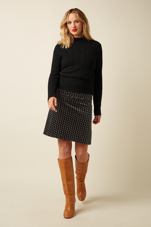 King Louie King Louie - border skirt frost - black