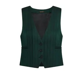 King Louie King Louie - cissy gilet dale chevron - pine green