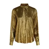 King Louie King Louie - maisie blouse flambe - gold King Louie King Louie - maisie blouse flambe - gold