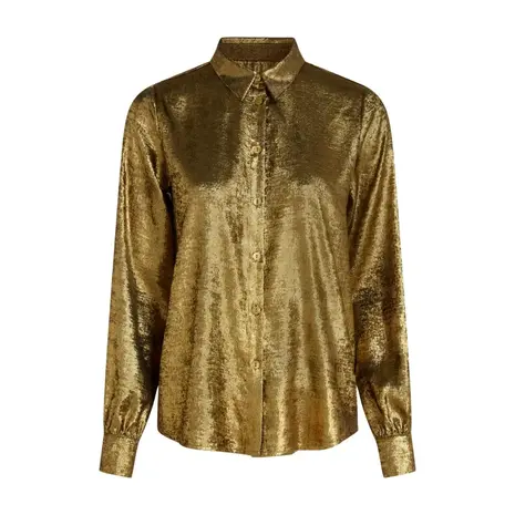 King Louie King Louie - maisie blouse flambe - gold