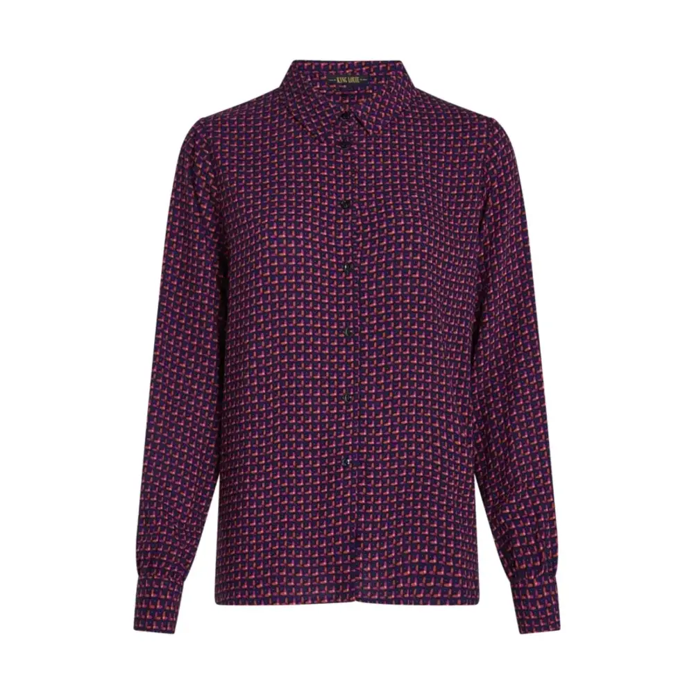 King Louie King Louie - maisie blouse chartre - evening blue