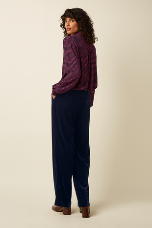 King Louie King Louie - maisie blouse chartre - evening blue