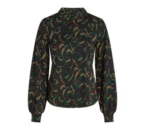 King Louie King Louie - maisie blouse sage - black