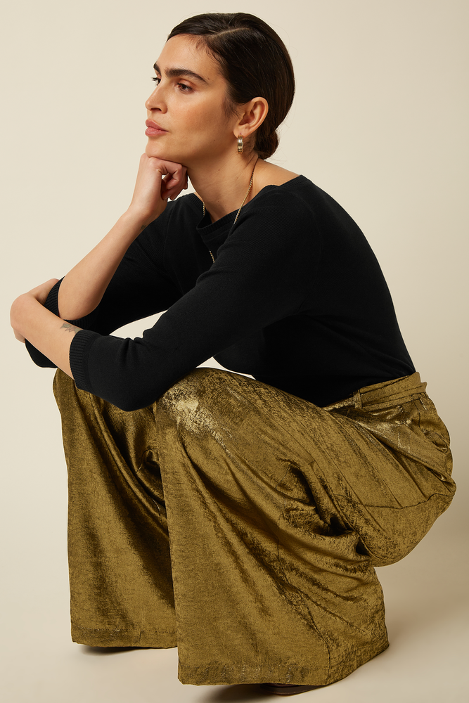 King Louie King Louie - marnie pants flambe - gold