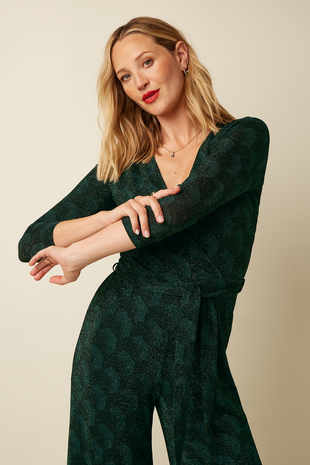King Louie King Louie - mary jumpsuit noha - pine green