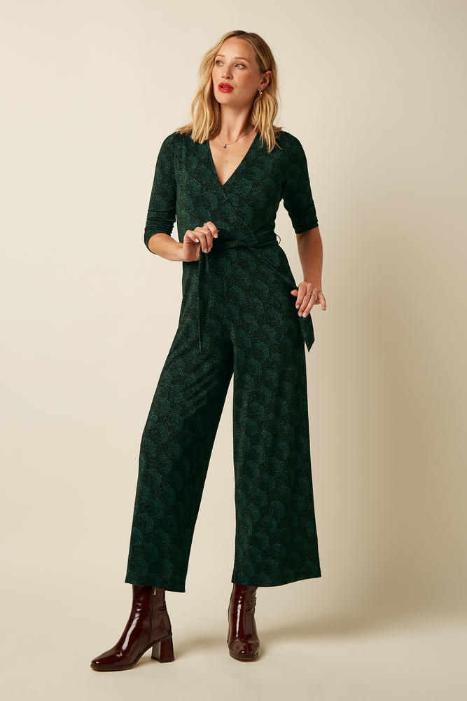 King Louie King Louie - mary jumpsuit noha - pine green