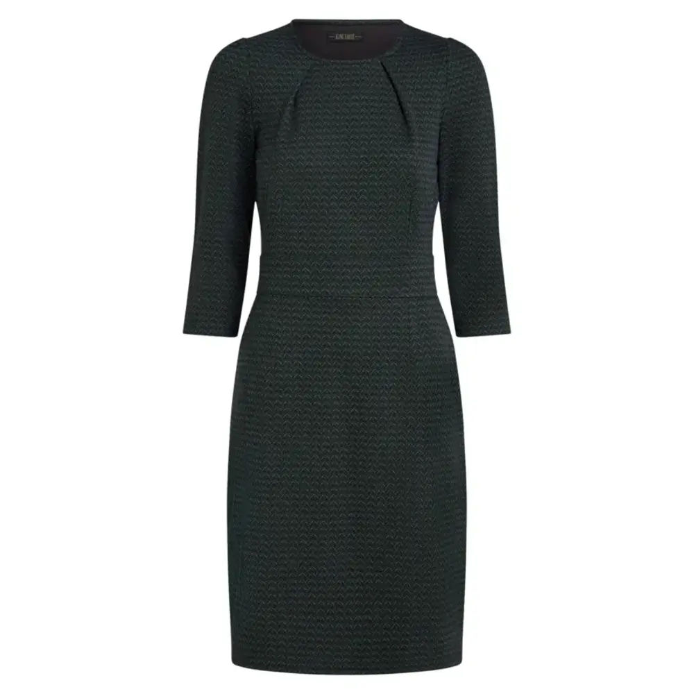 King Louie King louie - mona dress wander jacquard - pine green