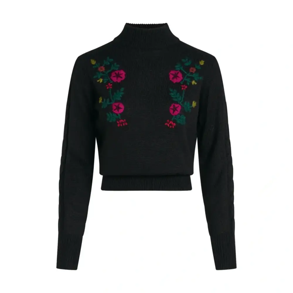 King Louie King Louie - nilde top moss - black King Louie King Louie - nilde top moss - black
