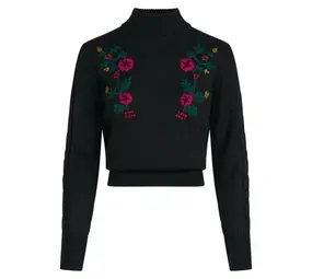 King Louie King Louie - nilde top moss - black King Louie King Louie - nilde top moss - black