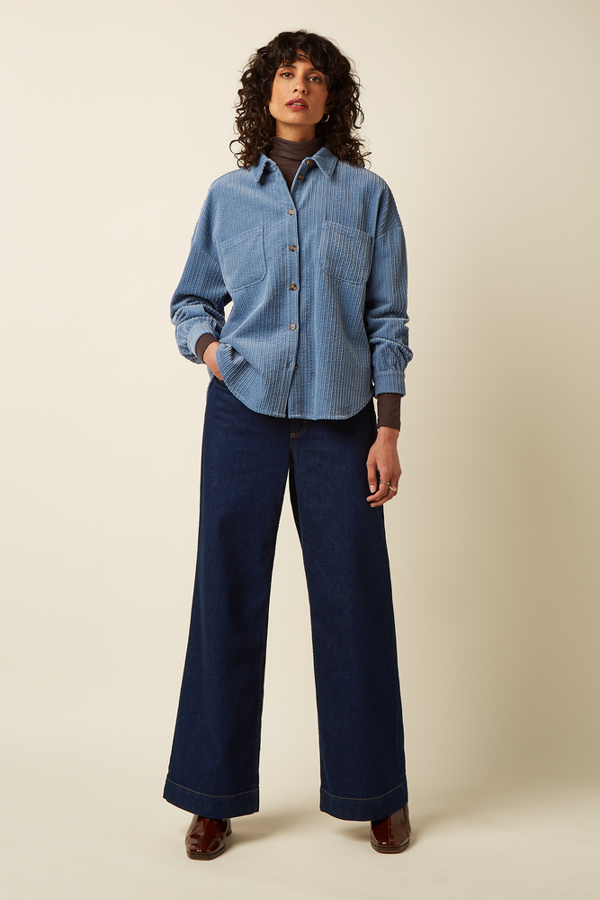 King Louie King Louie - fee pocket blouse birch cord - lavender