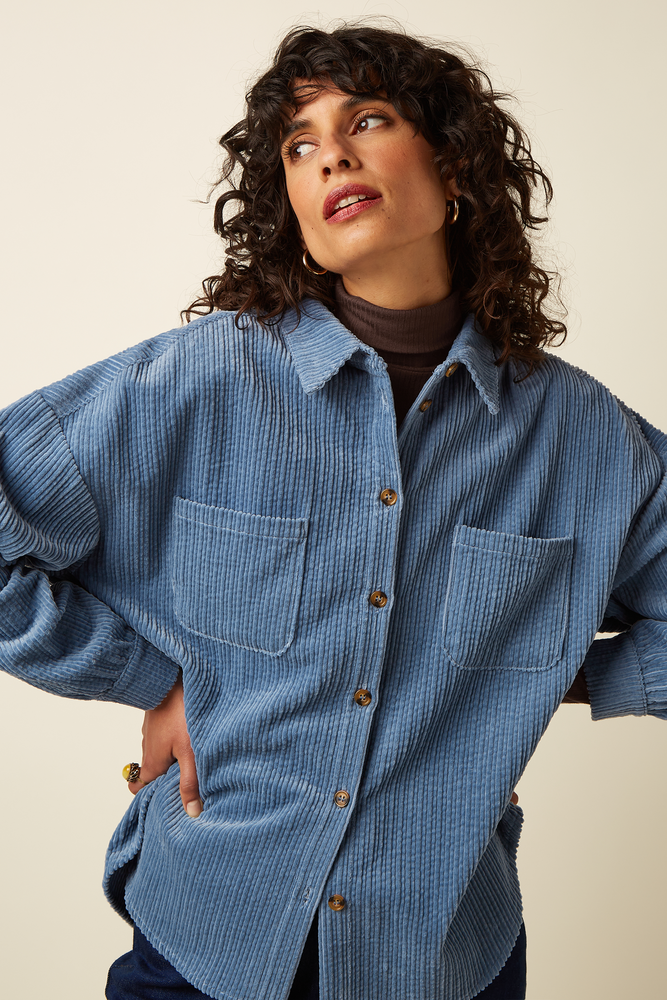 King Louie King Louie - fee pocket blouse birch cord - lavender