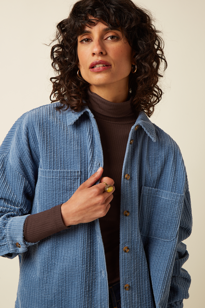 King Louie King Louie - fee pocket blouse birch cord - lavender