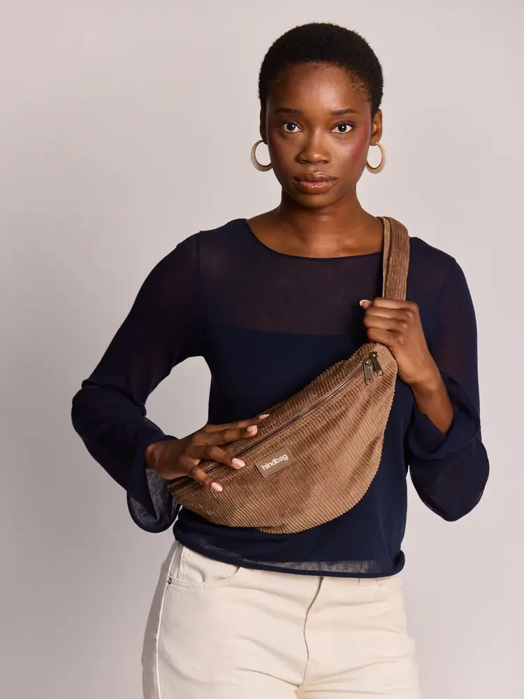 Hindbag Hindbag - belt bag sasha - corduroy macchiato Hindbag Hindbag - belt bag sasha - corduroy macchiato