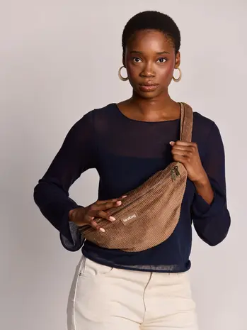Hindbag Hindbag - belt bag sasha - corduroy macchiato Hindbag Hindbag - belt bag sasha - corduroy macchiato