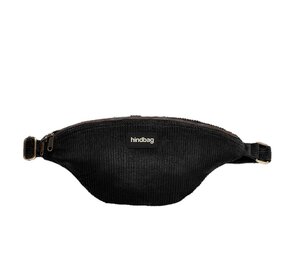 Hindbag Hindbag - belt bag sasha - corduroy black Hindbag Hindbag - belt bag sasha - corduroy black