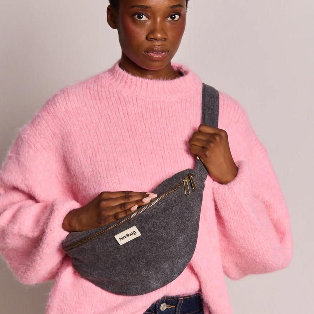 Hindbag Hindbag - belt bag sasha - dark grey Hindbag Hindbag - belt bag sasha - dark grey