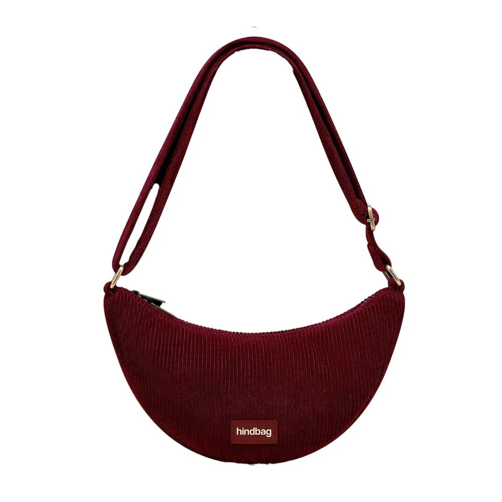 Hindbag Hindbag - crossbody bag andrea - corduroy burgundy Hindbag Hindbag - crossbody bag andrea - corduroy burgundy