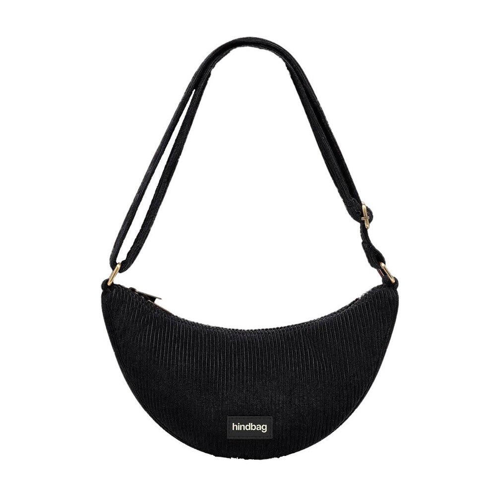 Hindbag Hindbag - crossbody bag andrea - corduroy black Hindbag Hindbag - crossbody bag andrea - corduroy black