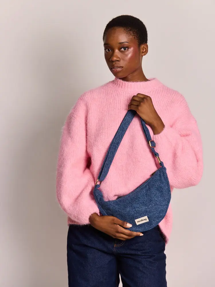 Hindbag Hindbag - crossbody bag andrea - denim dark blue Hindbag Hindbag - crossbody bag andrea - denim dark blue