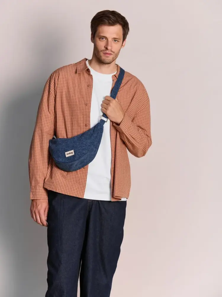 Hindbag Hindbag - crossbody bag andrea - denim dark blue Hindbag Hindbag - crossbody bag andrea - denim dark blue