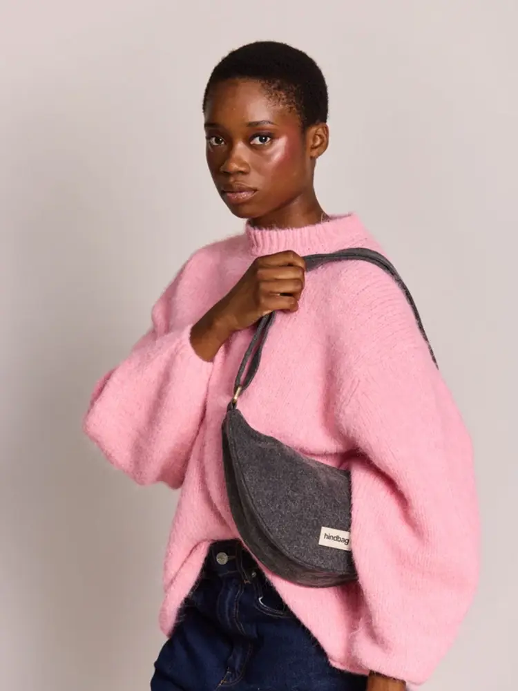 Hindbag Hindbag - crossbody bag andrea - denim dark grey Hindbag Hindbag - crossbody bag andrea - denim dark grey